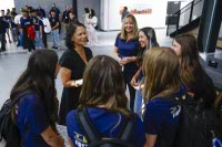 Principal Pate Thomas on Monday morning led a group of visitors through the South Career and Technical Academy, enthusiastically highlighting the ultramodern facilities at the new school and explaining how …