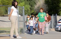 Clark County School District Board member Brenda Zamora said there have been rumors of immigration enforcement that appears to be affecting school attendance.
