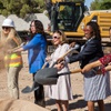 Photo: From left, Julie Selter, project manager with Rafa
