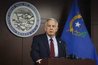 Nevada’s Department of Motor Vehicles is “100% back online,” the Republican governor said during a news conference. The state’s public notice website is also ...