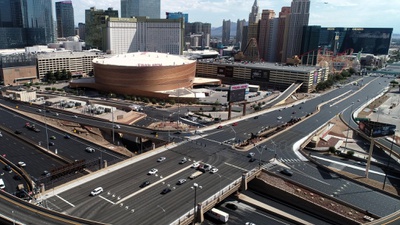 Tropicana interchange completion delivers faster routes to Las Vegas Strip, stadiums