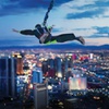 A jumper takes their turn at the SkyJump attraction at The Strat in this file photo. 
