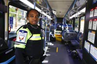 A new Nevada law that went into effect this week allows Regional Transportation Commission safety officers to remove disruptive passengers from its buses, bus stops and transit centers.