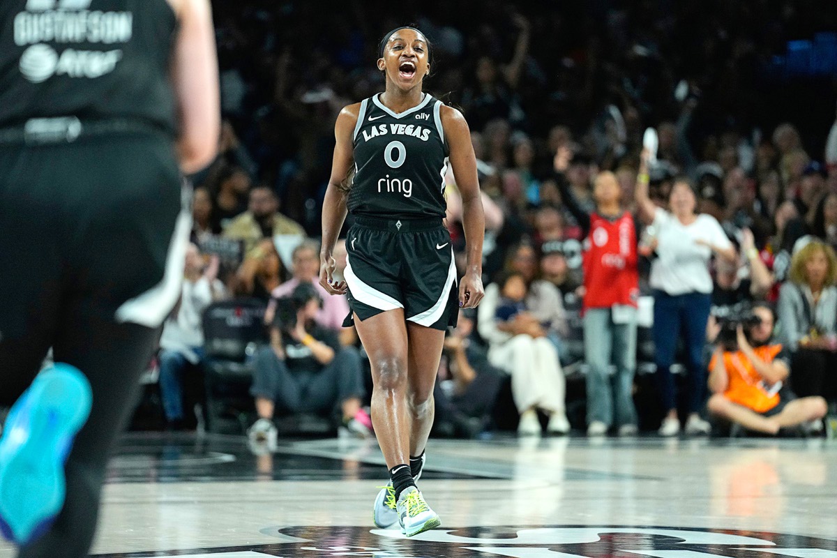 Young’s record 21-point quarter propels Aces 2-0 WNBA Finals lead