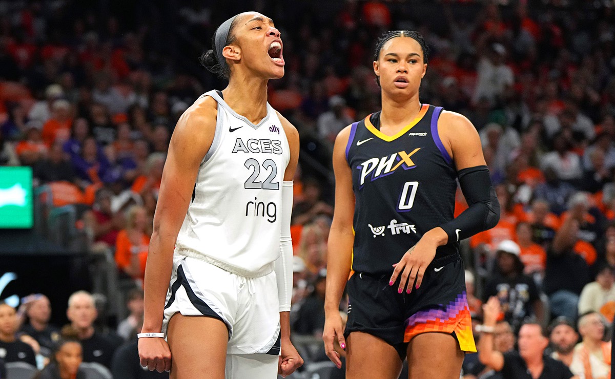 Wilson&apos;s last-second jumper lifts Aces over Mercury for a 3-0 lead in the WNBA Finals