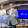 Photo: Wendy and Bill Hornbuckle speak Monday at the kick