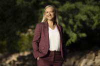 Rebecca Shanahan, executive director of WaterStart, a local nonprofit partnering with the Governor's Office of Economic Development to grow and commercialize water technologies in Nevada, poses for a photo, Friday, Oct. 31, 2025.