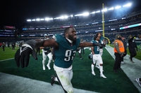 For the first time this year, the Eagles are now the Super Bowl 60 favorites. With an inside track on the NFC’s No. 1 seed after surviving the toughest portions of their schedule ...