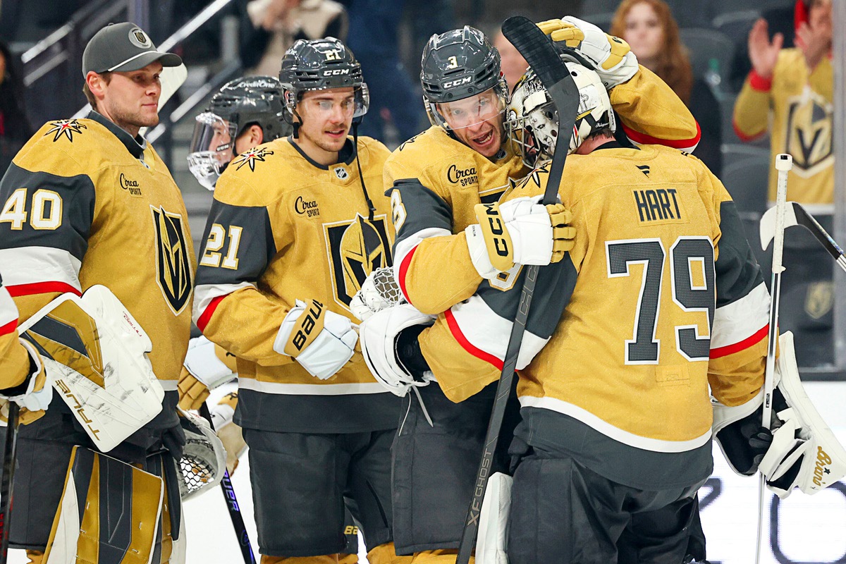 Hart estuvo a la altura en su debut con los VGK, para bien o para mal