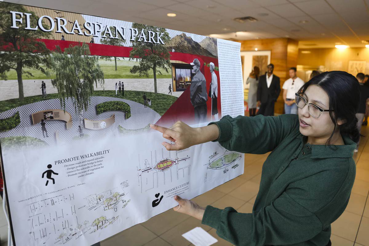 Huntridge Park near downtown Las Vegas reimagined by UNLV landscaping students