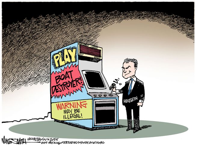 Pete Hegseth playing a video game called