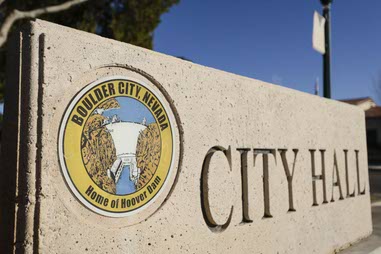 City Hall is shown in Boulder City, Nevada, Tuesday, Feb. 3,&nbsp;2026.
