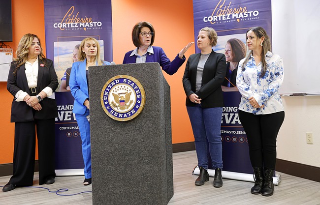 Nevada’s Cortez Masto explains her requirements to vote for DHS funding ...