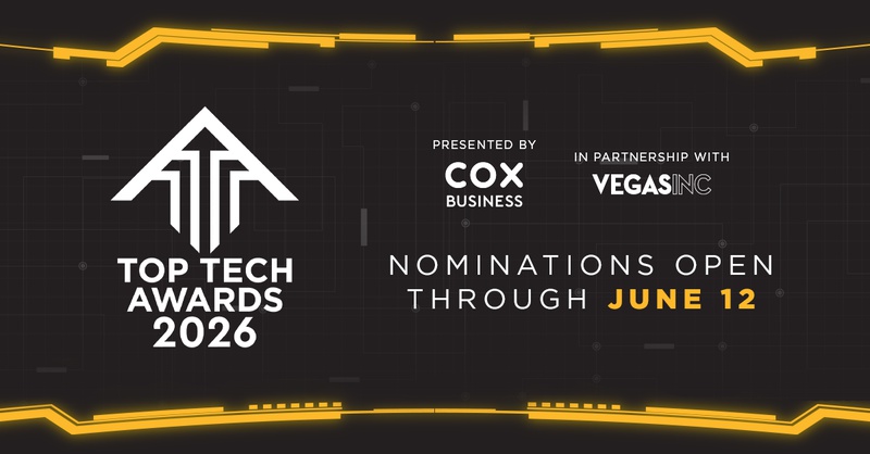 Nominate tech professionals driving innovation across Southern Nevada through June 12