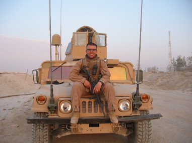 Mark Wlaschin, the deputy secretary of state for elections in Nevada, is pictured while serving with the U.S. Marines Corps. Wlaschin is working to inform military members stationed out of Nevada about their resources to&nbsp;vote.