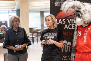 North Las Vegas Library District Unveils Aces Library Card