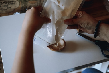 Ibogaine is prepared for use in a guided psychedelic experience at a clinic in Tijuana, Mexico, in this July 26, 2024, file photo. Mexico has become a destination for Americans seeking psychedelic-assisted therapies, including retired Navy SEAL Jon Dalton, who traveled there in 2022 after conventional medications failed to relieve his depression and anxiety following 23 years of military&nbsp;service.