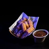 These caramel filled churros are part of the offering at Bonus Round Totally Awesome Bar + Arcade at MGM Grand. The venue blends classic arcade games with  a throwback vibe.