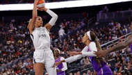 A'ja Wilson had a historic night, putting on an offensive display while scoring from nearly everywhere on the court. The four-time WNBA MVP ...