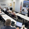 Launchpad, a business incubator and accelerator powered by the Henderson Chamber of Commerce Foundation, provides furnished offices for entrepreneurs at a low rent.
