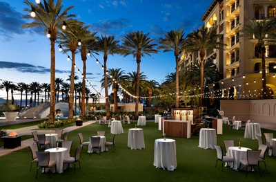 The Lawn outdoor event space recently debuted at Green Valley Ranch Resort in Henderson as part of the property's $200 million makeover.