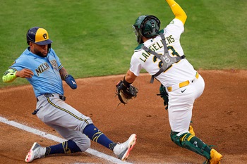 Brewers Defeat Athletics at Las Vegas Ballpark