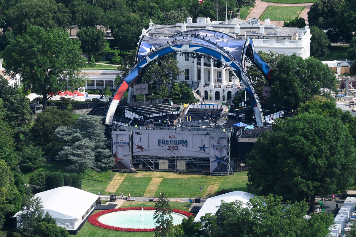 Fists on the front lawn: Inside the UFC’s historic White House throwdown Jun 10, 2026 (2 a.m.) By Las Vegas Sun Staff