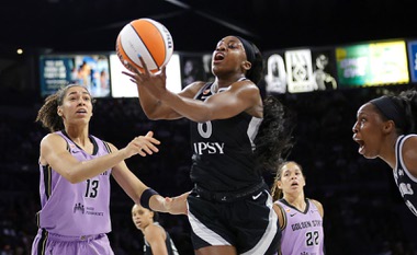 Jackie Young’s best game of the season came in the biggest game of the season so far, but it still ended in heartbreak for the Las Vegas Aces.

