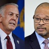 Photo: Incumbent Republican Gov. Joe Lombardo, left, will
