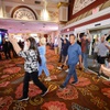 Guests enter the Primm Valley Resort casino floor during a reopening ceremony Wednesday, July 22, 2026.