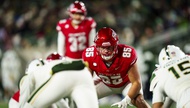 UNLV's Matt Byrnes is a block-first tight end who takes pride in playing like an extra lineman, helping the ground game hum …