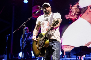 Koe Wetzel performs at the Bourbon and Beyond music festival Sept. 19, 2024, at the Kentucky Exposition Center in Louisville, Ky. The Texas country-rock singer will bring his Night Champion World Tour to PH Live at Planet Hollywood on Friday, Dec. 11, 2026, during the Wrangler National Finals&nbsp;Rodeo.