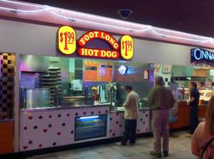 $1.99 Foot Long Hot Dogs at Casino Royale