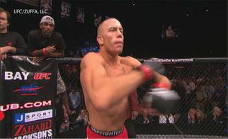 UFC 100 Bud Light Poster Georges st-Pierre Brock Lesnar Frank Me Dan Henderson