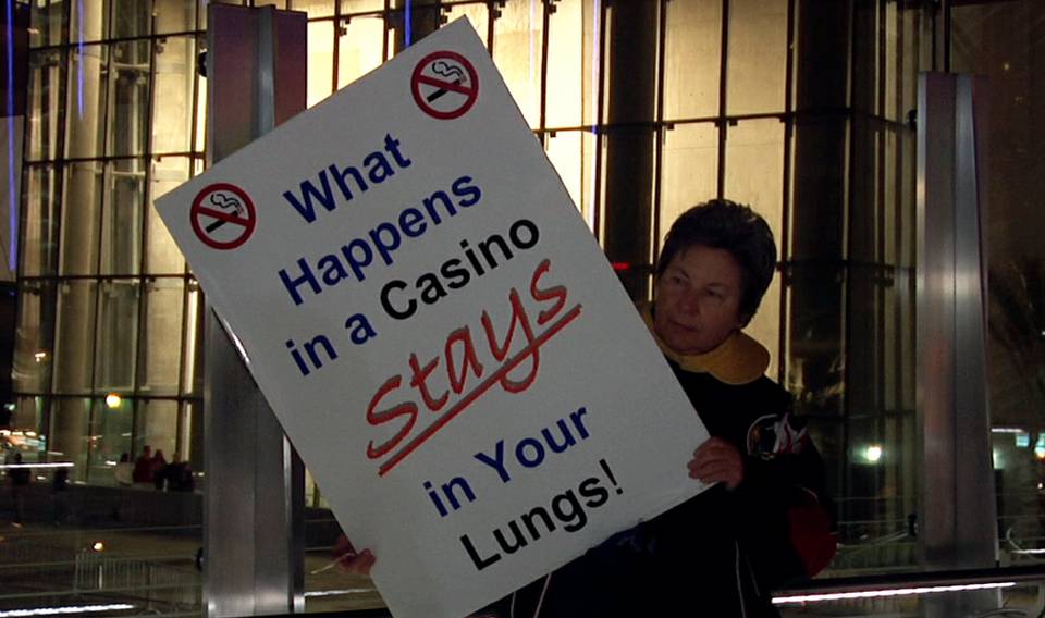 Protest for Smoke-Free Gaming