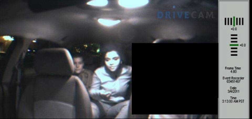 Surveillance Footage in Taxi