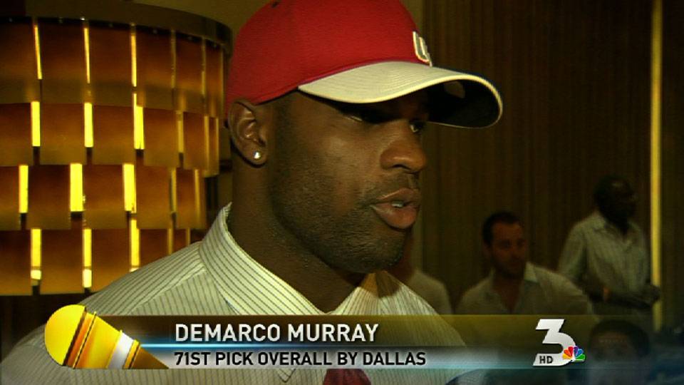 Cowboys draft DeMarco Murray