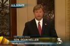 Dean Heller addresses economy in first Senate speech