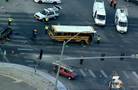 Buses crash in two separate incidents