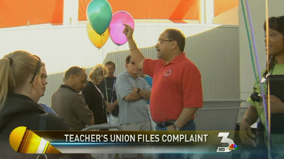 Teachers union files complaint