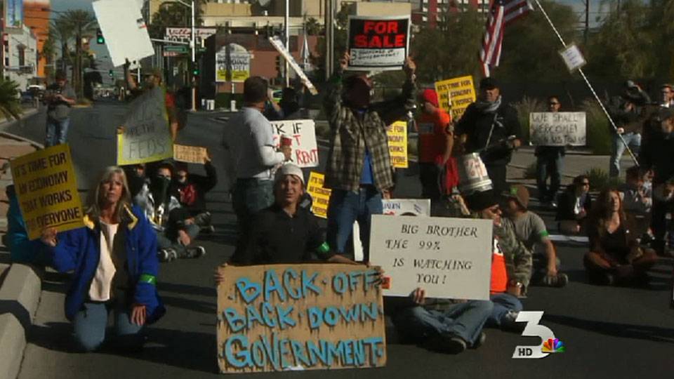 Occupy Las Vegas protesters arrested