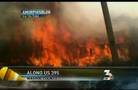 Fire spreads outside Reno