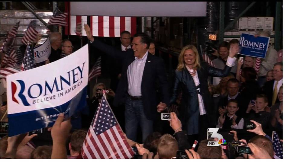 Romney visits the valley