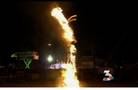 Locals burn 'Lucky Lady Lucy'