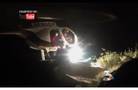 Rescue crews save fallen hiker