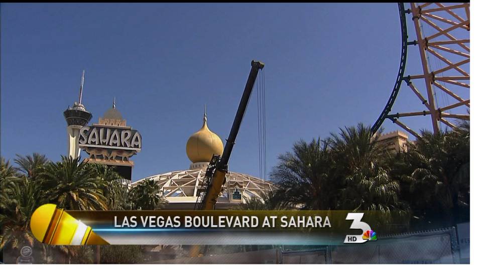 Sahara roller coaster dismantled