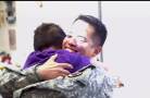 Local schools witness a soldier's reunion with family