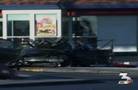 Bus stop crash