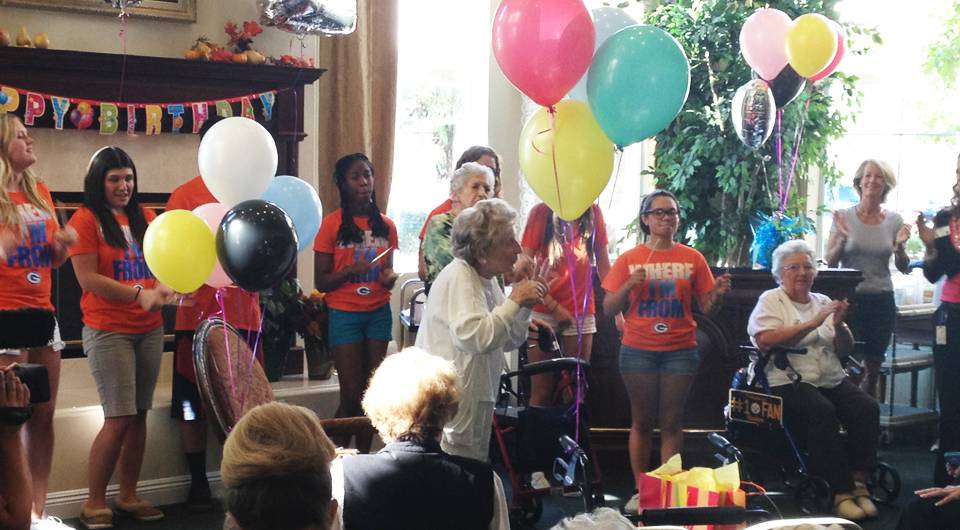 Dancing Lucille Murn turns 102 years old