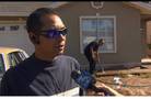 Muddy water floods East Las Vegas home
